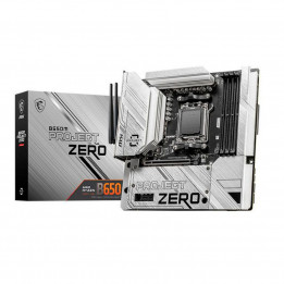 Плата MSI B650M PROJECT ZERO, AM5, скрытые разъёмы | AFOX.SU