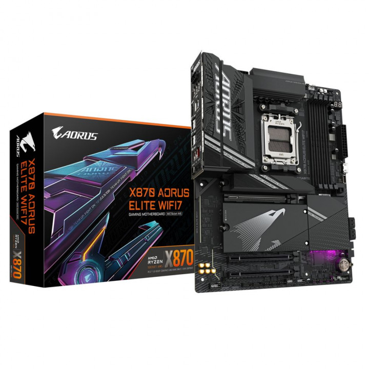 Плата Gigabyte X870 AORUS ELITE WIFI7, 4× M.2, Wi-Fi 7 | AFOX.SU
