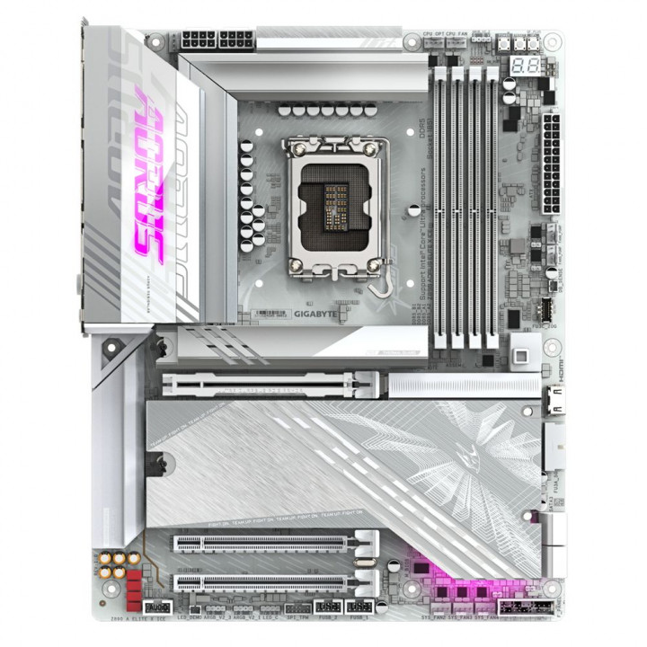 Плата Gigabyte Z890 AORUS ELITE X ICE, 5× M.2 | AFOX.SU