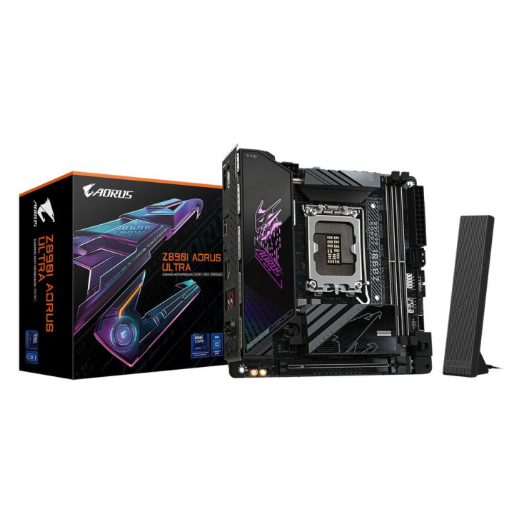 Плата Gigabyte Z890I AORUS ULTRA, LGA1851, mini-ITX | AFOX.SU