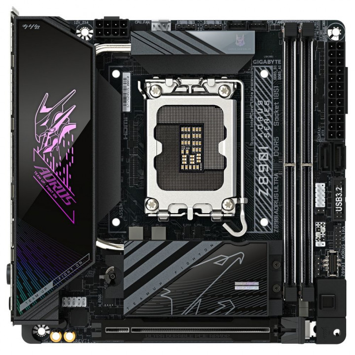 Плата Gigabyte Z890I AORUS ULTRA, LGA1851, mini-ITX | AFOX.SU