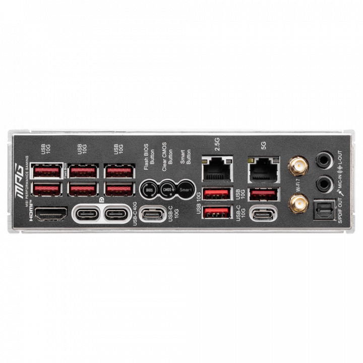 Плата MSI MPG X870E CARBON WIFI, X870E, 5G LAN, 4× M.2 | AFOX.SU