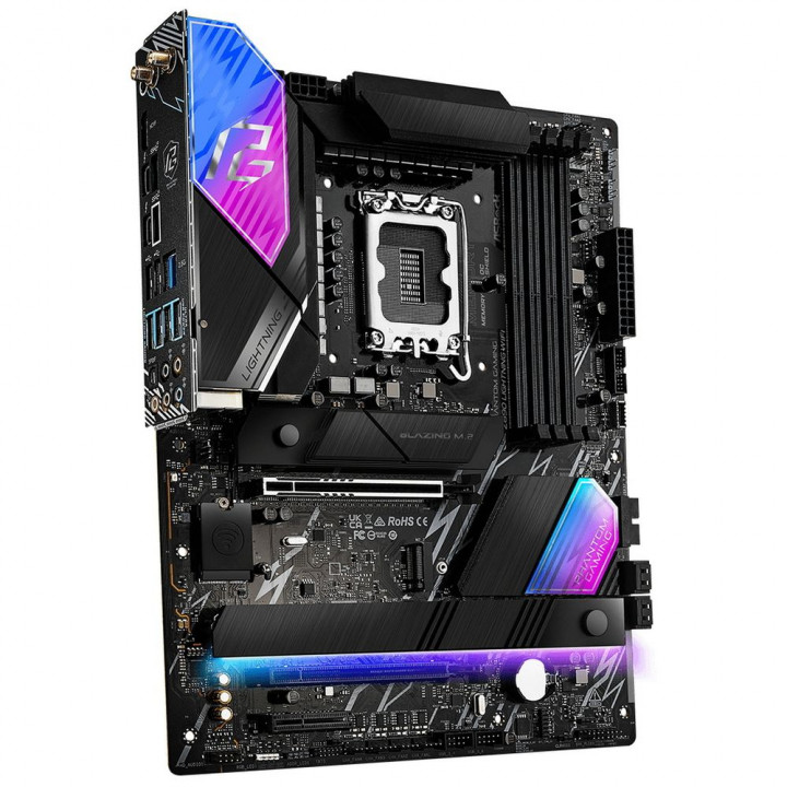 Плата ASRock Z890 LIGHTNING WIFI, LGA1851, Z890, ATX | AFOX.SU