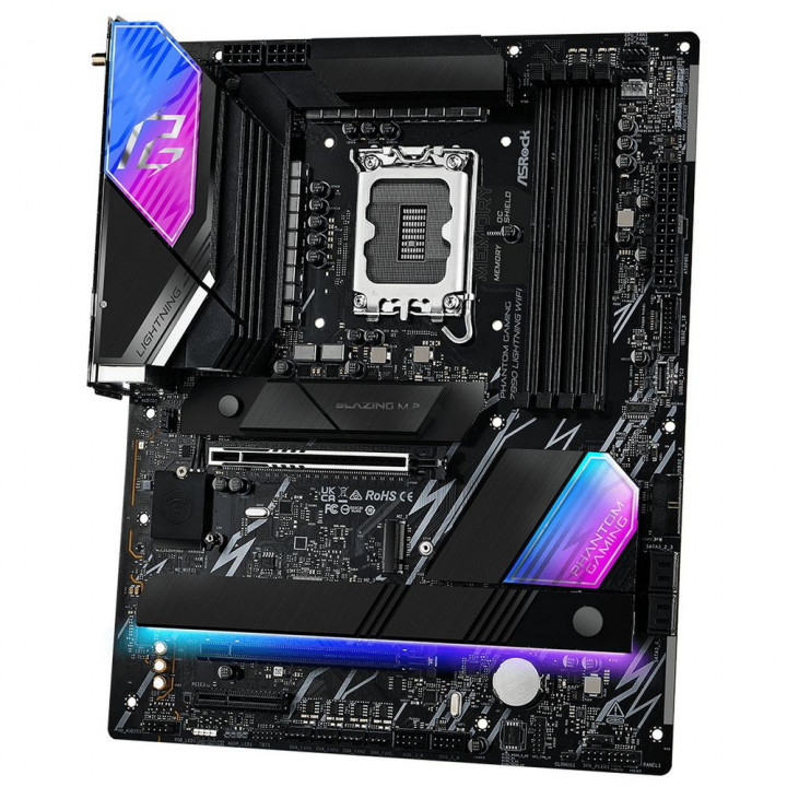 Плата ASRock Z890 LIGHTNING WIFI, LGA1851, Z890, ATX | AFOX.SU