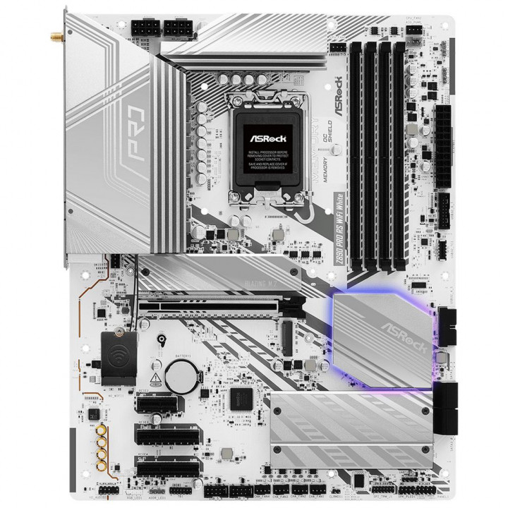 Плата ASRock Z890 PRO RS WIFI WHITE, LGA1851, 4× M.2 | AFOX.SU