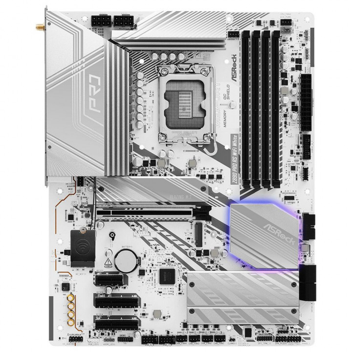 Плата ASRock Z890 PRO RS WIFI WHITE, LGA1851, 4× M.2 | AFOX.SU