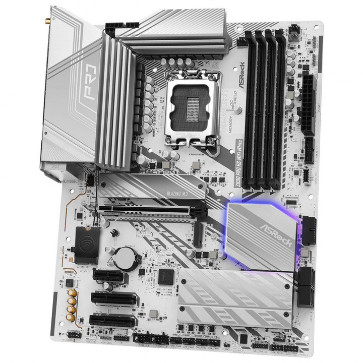 Плата ASRock Z890 PRO RS WIFI WHITE, LGA1851, 4× M.2 | AFOX.SU