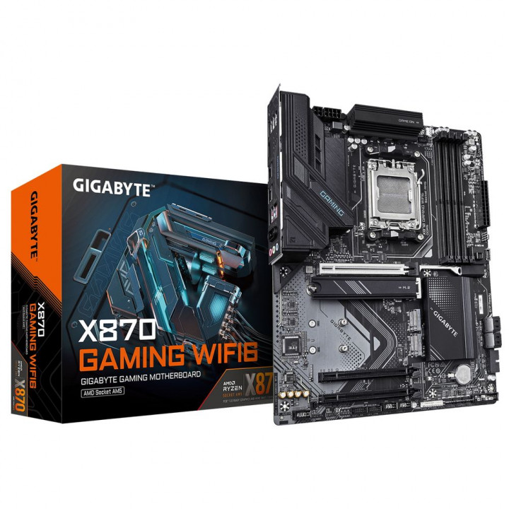 Плата Gigabyte X870 GAMING WIFI6, AM5, USB4, PCIe 5.0 | AFOX.SU