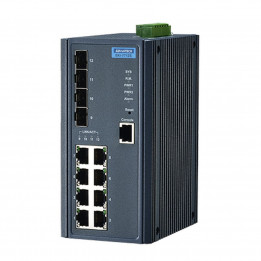 Коммутатор Advantech EKI-7712E-4F-AE, промышленный, L2 | AFOX.SU