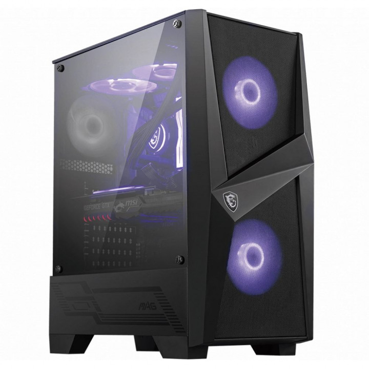 Корпус MSI MAG Forge 100M, Mid-Tower, ATX, RGB | AFOX.SU