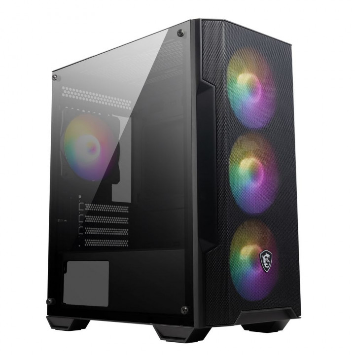 Корпус MSI MAG Forge M100A, Micro-ATX, 4 вент. | AFOX.SU