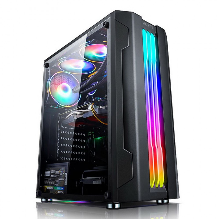 Корпус ALSEYE Auro 3.0-B: ATX, RGB, сетка | AFOX.SU