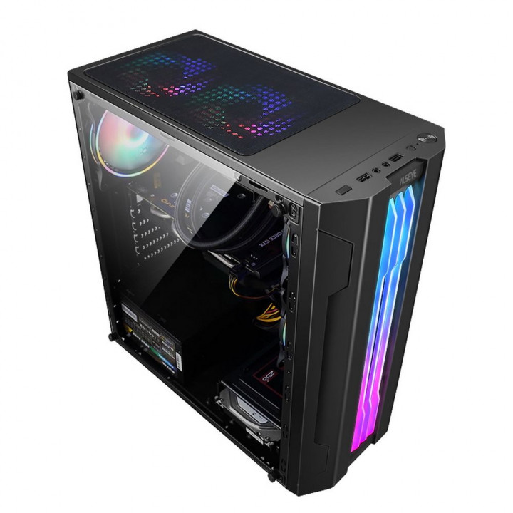 Корпус ALSEYE Auro 3.0-B: ATX, RGB, сетка | AFOX.SU
