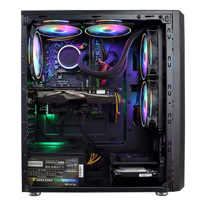 Корпус ALSEYE Auro 3.0-B: ATX, RGB, сетка | AFOX.SU