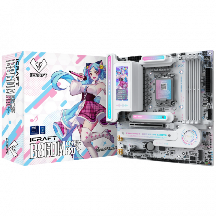 Плата Maxsun MS-iCraft B860M CROSS PRO, LGA1851 | AFOX.SU
