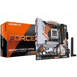 Плата Gigabyte B850M FORCE WIFI6E, AM5, 3× M.2 | AFOX.SU