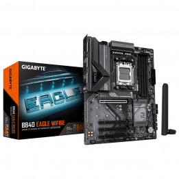 Плата Gigabyte B840 EAGLE WIFI6, AM5, ATX, 3× M.2 | AFOX.SU