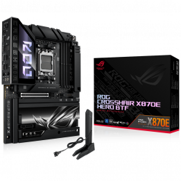 Плата ASUS ROG X870E HERO BTF, AM5, скрытые разъёмы | AFOX.SU