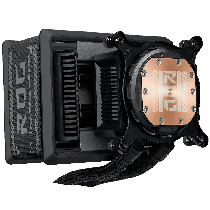 СЖО ASUS ROG RYUO IV 360 ARGB чёрная, AMOLED | AFOX.SU