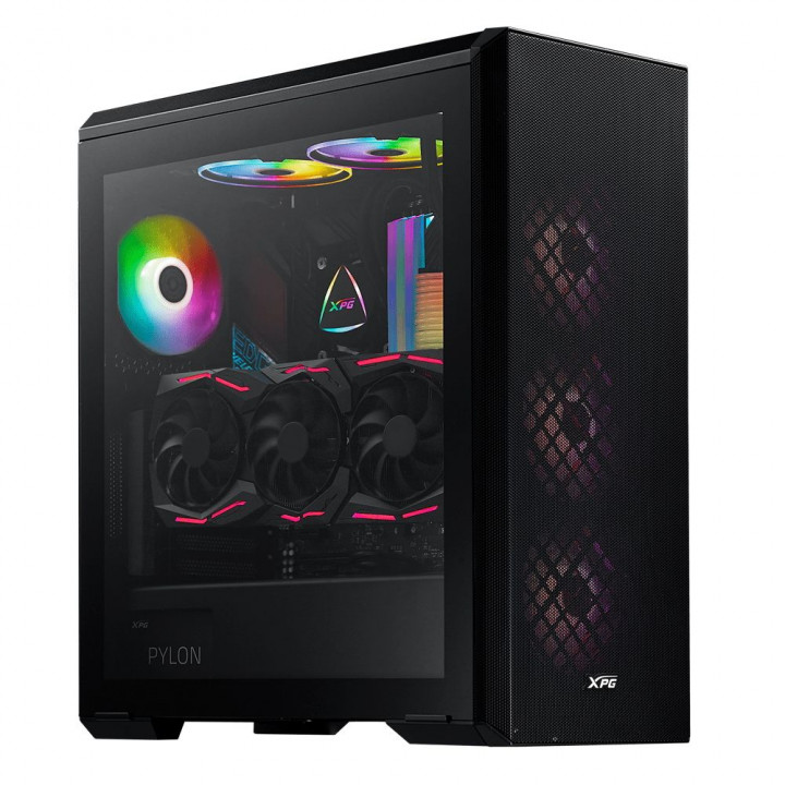 Корпус XPG DEFENDER Black, Midi-Tower, стекло | AFOX.SU