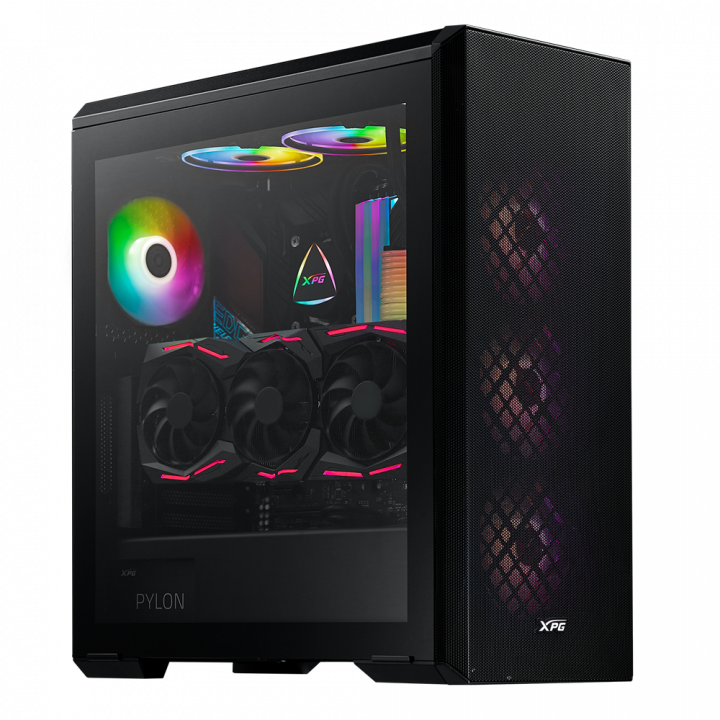 Корпус XPG DEFENDER Black, Midi-Tower, стекло | AFOX.SU