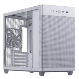 Корпус ASUS Prime AP201 TG белый, Micro-ATX | AFOX.SU