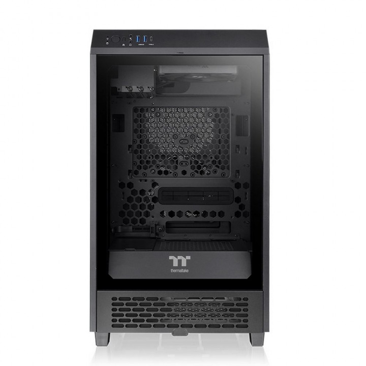Корпус Thermaltake The Tower 200 чёрный, Mini-ITX | AFOX.SU