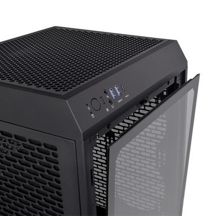 Корпус Thermaltake The Tower 200 чёрный, Mini-ITX | AFOX.SU