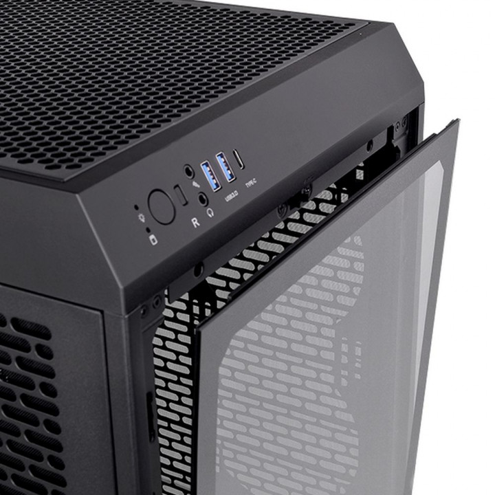 Корпус Thermaltake The Tower 200 чёрный, Mini-ITX | AFOX.SU
