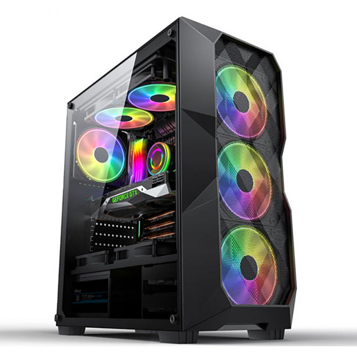 Корпус ALSEYE Big Jony-B: ATX, сетка, 320 мм | AFOX.SU