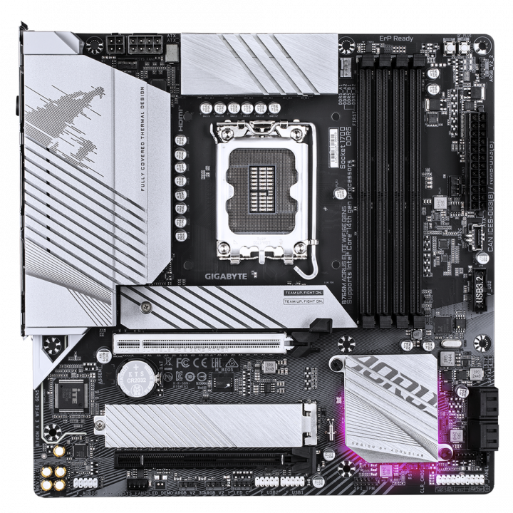 Плата Gigabyte B760M AORUS ELITE WIFI6E GEN5, mATX | AFOX.SU
