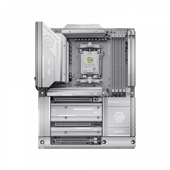 Плата MSI MAG X870E TOMAHAWK MAX WIFI PZ, AM5, белая | AFOX.SU