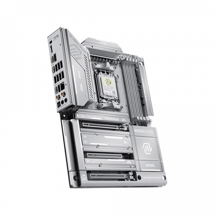 Плата MSI MAG X870E TOMAHAWK MAX WIFI PZ, AM5, белая | AFOX.SU