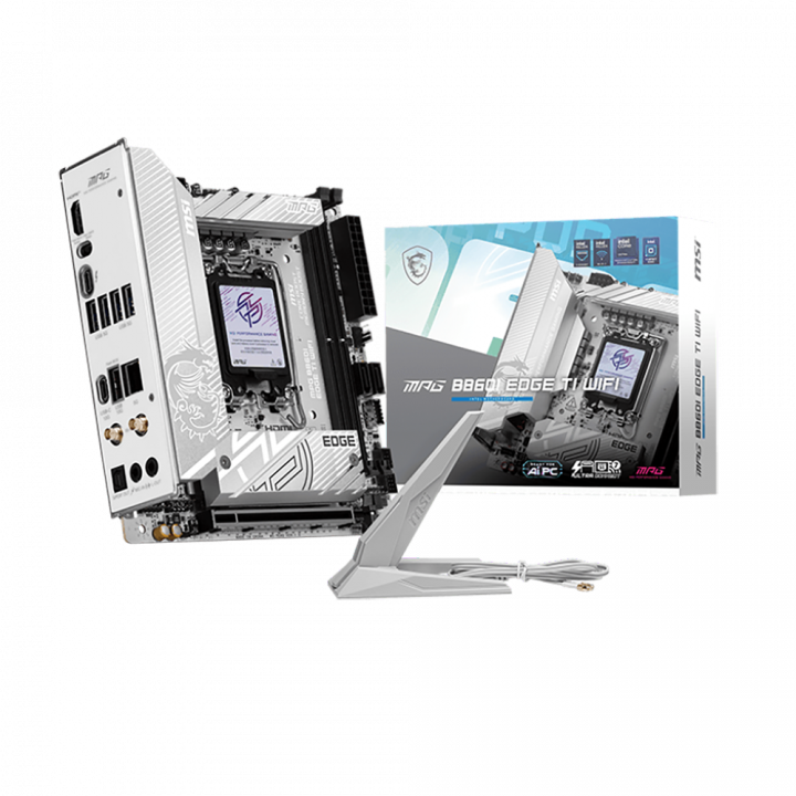 Плата MSI MPG B860I EDGE TI WIFI, LGA1851, Mini-ITX | AFOX.SU