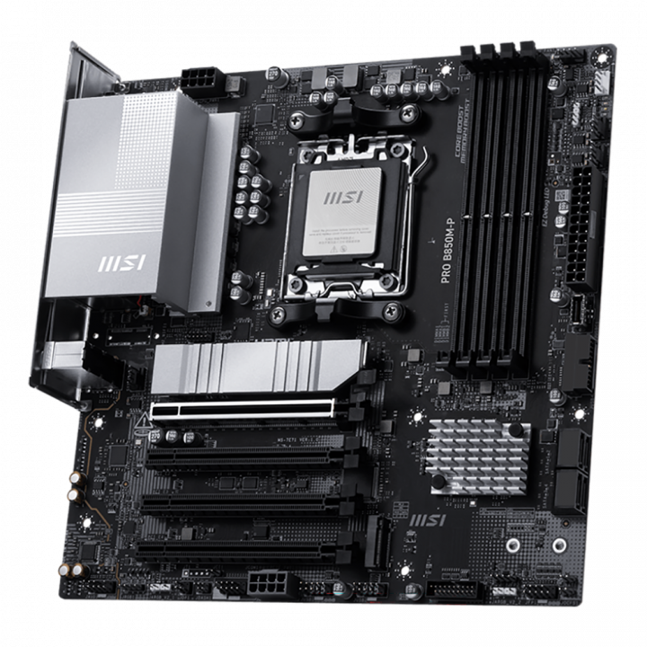 Плата MSI PRO B850M-P, AM5, micro-ATX, 3× M.2 | AFOX.SU