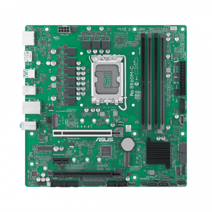 Плата ASUS PRO B860M-C-CSM, LGA1851, DDR5, mATX | AFOX.SU