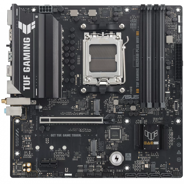 Плата ASUS TUF A620AM-PLUS WIFI, AM5, Wi-Fi 6 | AFOX.SU
