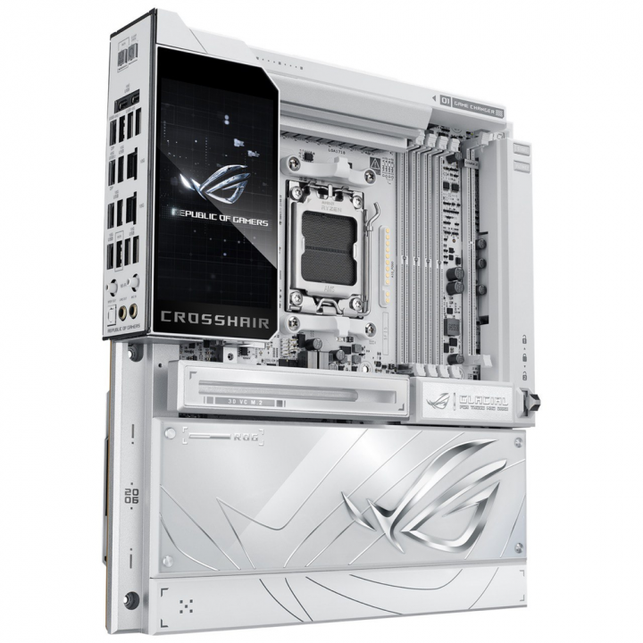Плата ASUS ROG CROSSHAIR X870E GLACIAL, AM5, 2×10GbE | AFOX.SU