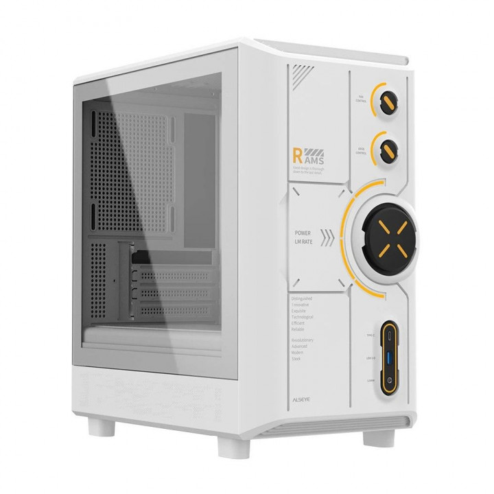 Корпус ALSEYE RAMS 2.0 белый Type-C | AFOX.SU