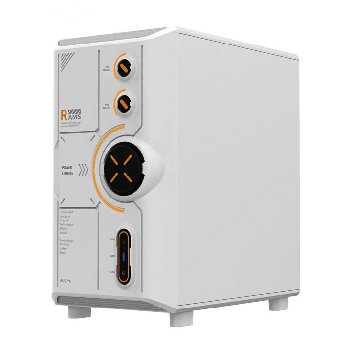 Корпус ALSEYE RAMS 2.0 белый Type-C | AFOX.SU