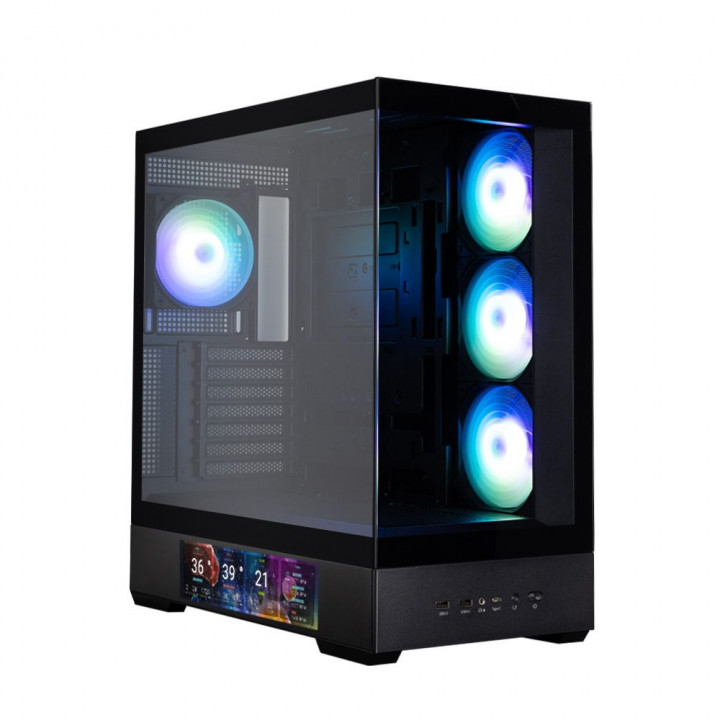 Корпус Zalman P40 DS чёрный экран 9,1″ | AFOX.SU