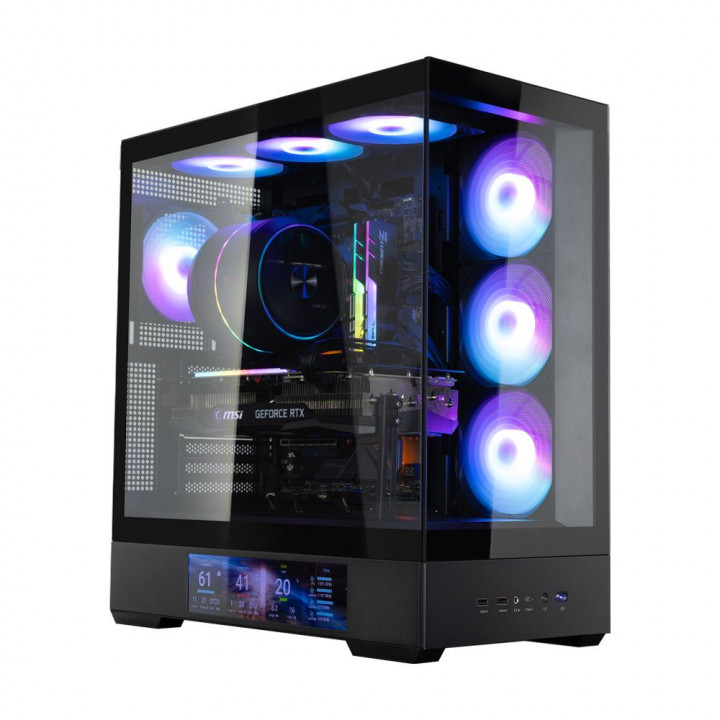 Корпус Zalman P40 DS чёрный экран 9,1″ | AFOX.SU