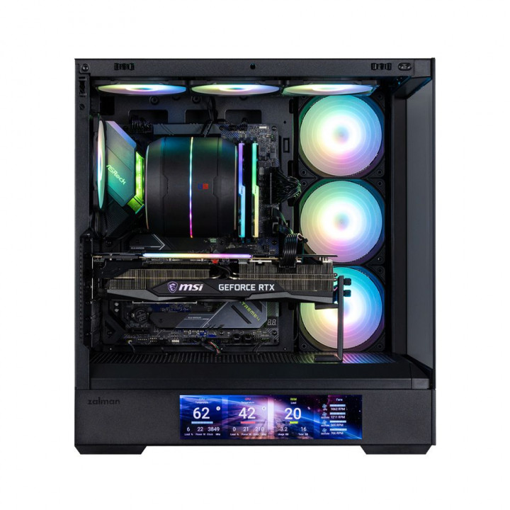 Корпус Zalman P40 DS чёрный экран 9,1″ | AFOX.SU