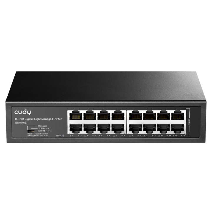 Коммутатор CUDY GS1016E 16×1G L2 web | AFOX.SU