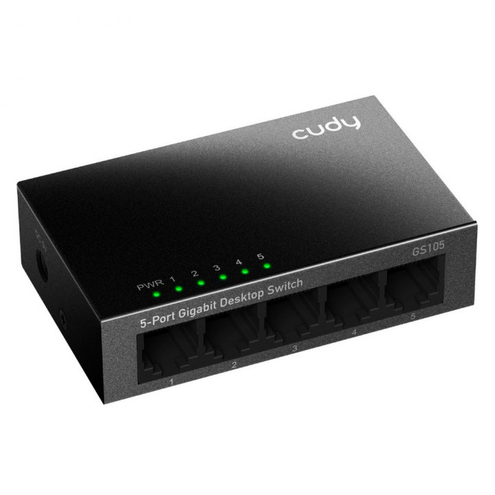 Коммутатор CUDY GS105 5×1G металл | AFOX.SU