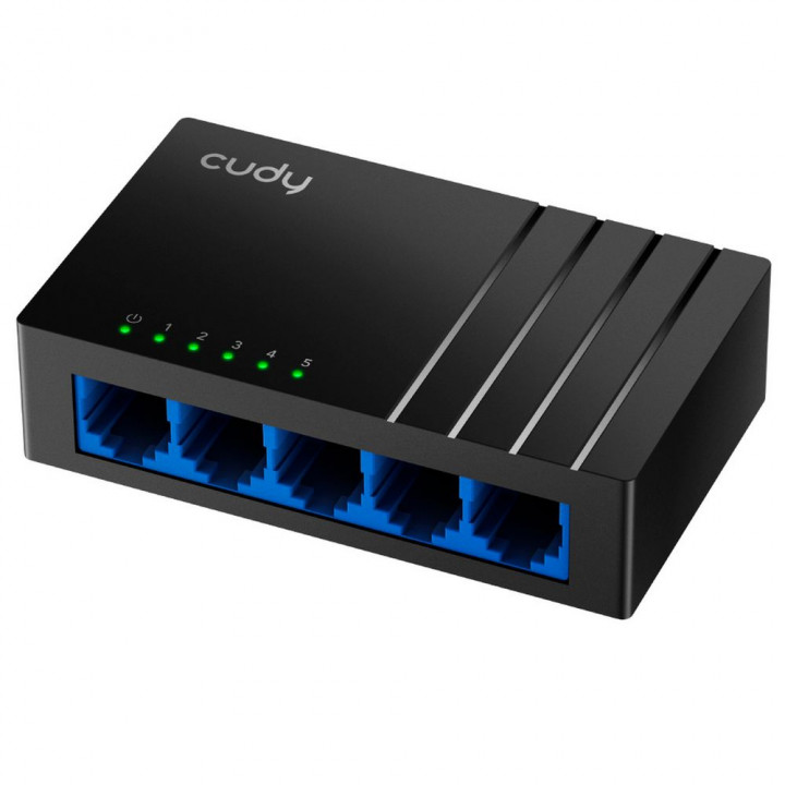 Коммутатор CUDY GS105D 5×1G пластик | AFOX.SU