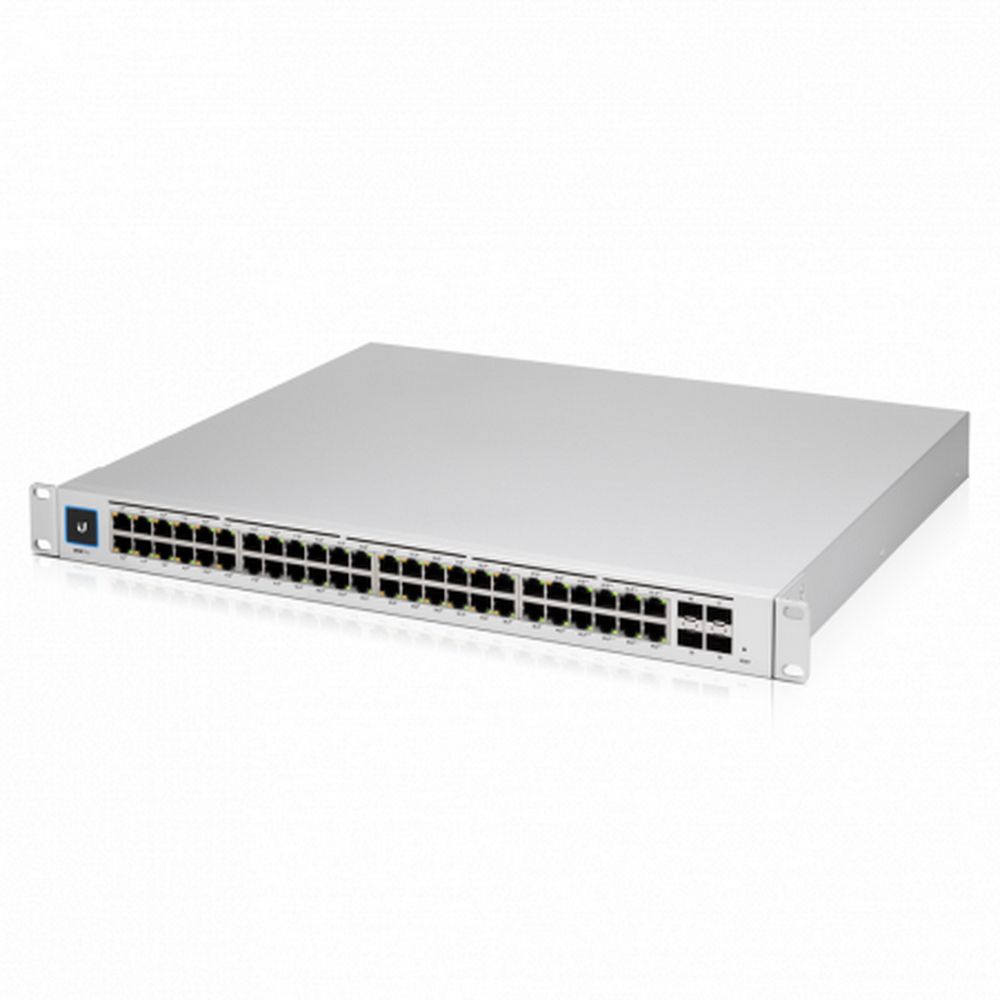 Коммутатор Ubiquiti UniFi Switch Pro 48 PoE |USW-Pro-48-POE| Ubiquiti PoE-коммутатор в стойку, 48х 1G RJ45, 4х 10G |USW-Pro-48-P