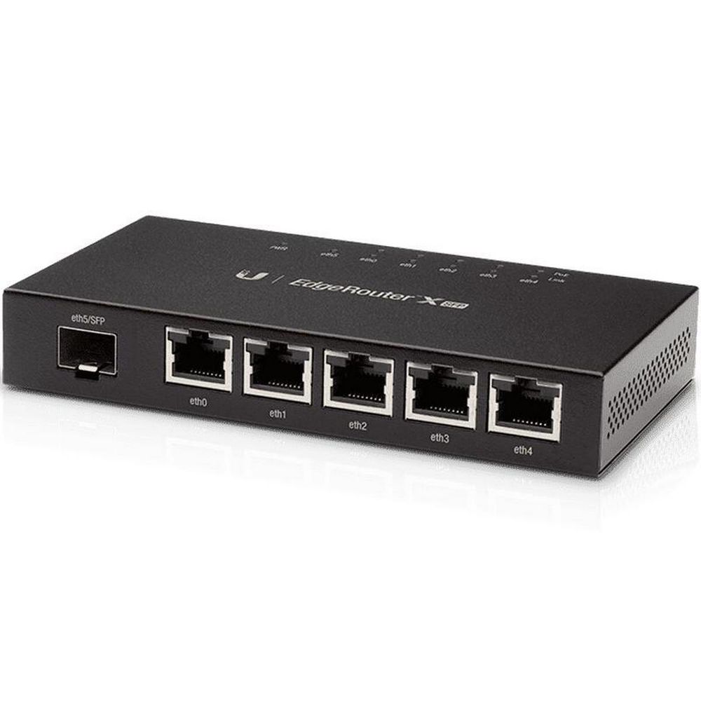 Маршрутизатор Ubiquiti EdgeRouter X SFP |ER-X-SFP| Ubiquiti PoE-маршрутизатор 2 ядра (880 МГц), 5x 1G RJ45, 1x SFP, |ER-X-SFP| р
