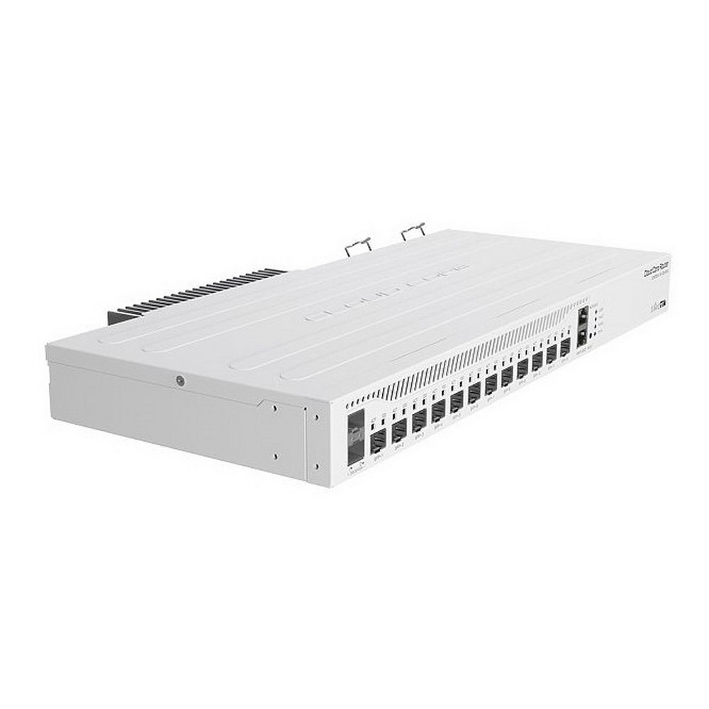 Маршрутизатор MIKROTIK CCR2004-1G-12S+2XS with Annapurna Alpine AL32400 Cortex A57 CPU (4-cores, 1.7GHz per core), 4GB RAM, 1x