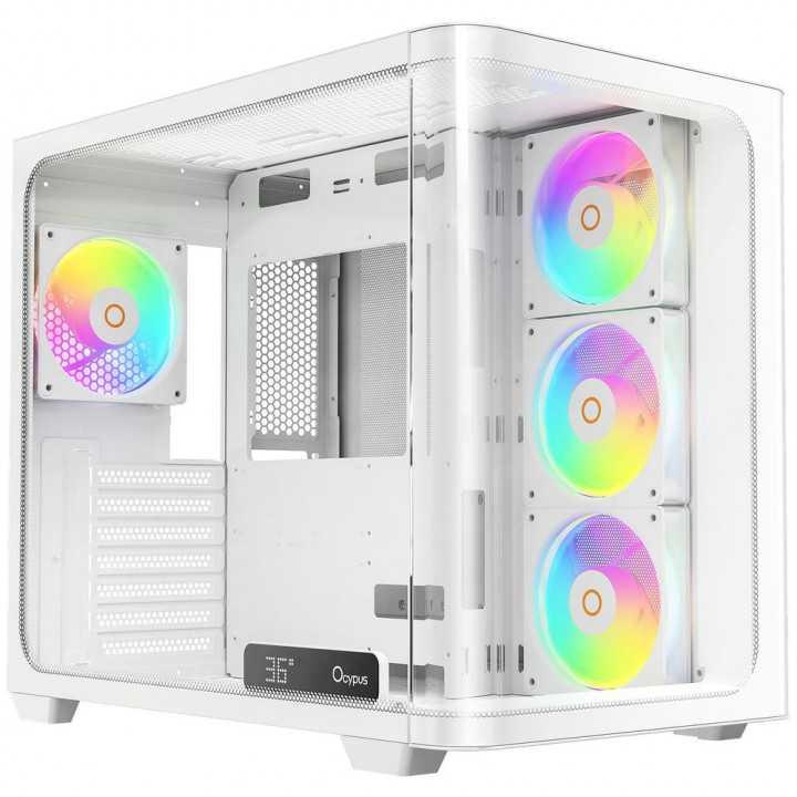Корпус для ПК Ocypus Iota-C70-WHD400CD-GL Iota C70 WH | AFOX.SU